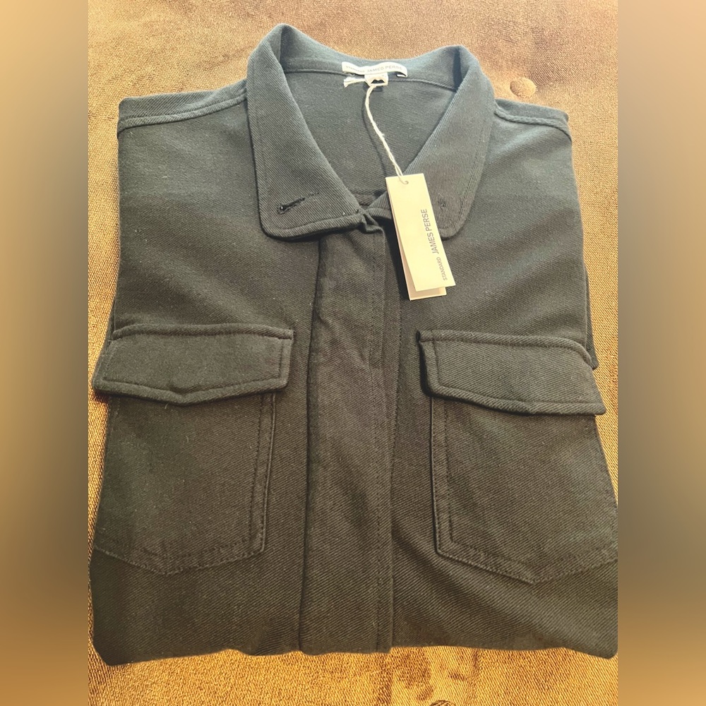 James Perse Black Jacket NWT Women Size 3